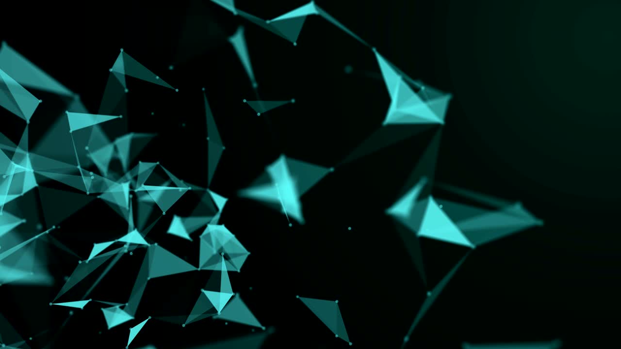 Abstract technological motion background blue