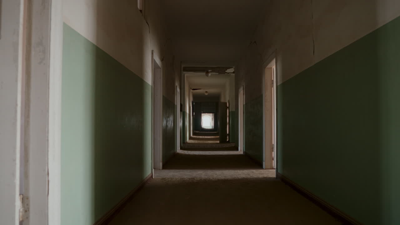 corredor abandonado del hospital