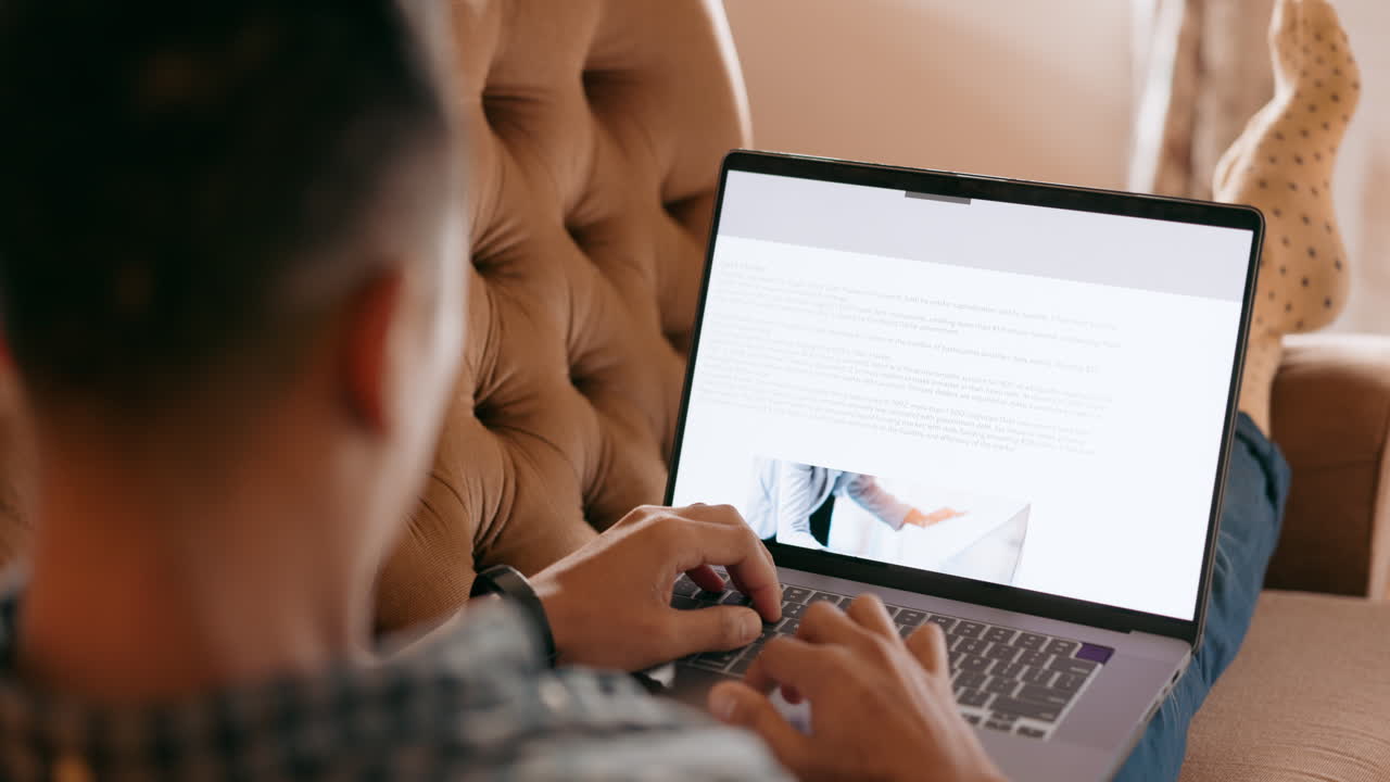 Ecommerce, fintech laptop screen