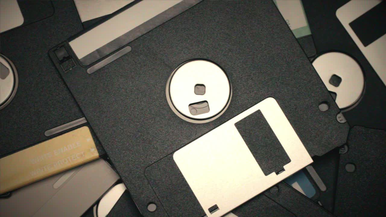 Pile of Floppy Disks