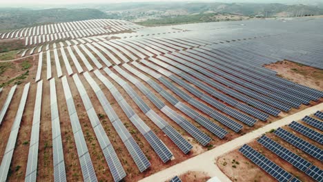 large-scale solar panel farm