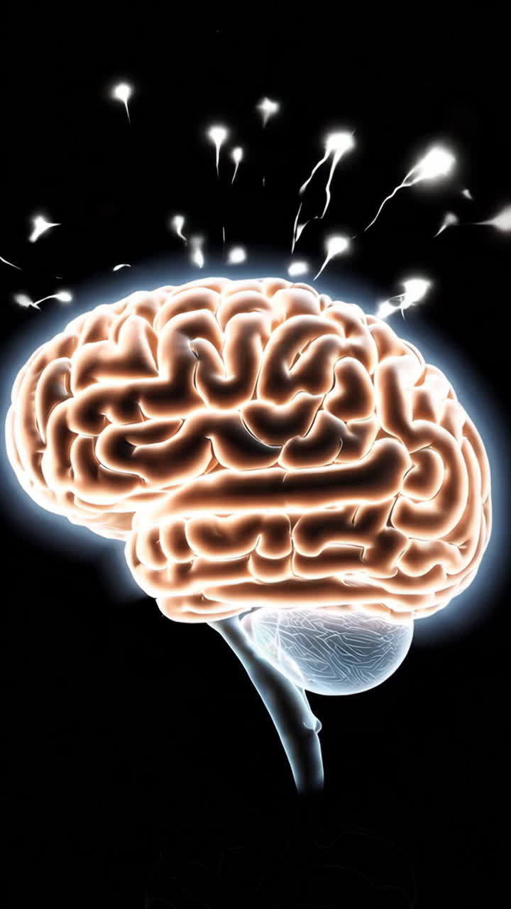 Ilustración de cerebro humano