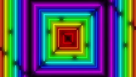 neon line illumination animation motion graphics