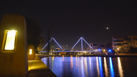 Perth-Wa-Estrellas-Mar-Puente-Ciudad-Centro-Río-Timelapse-Por-Taylor-Brant-Película