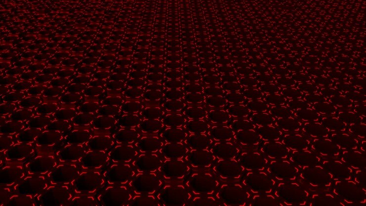 4K Futuristic Abstract Looped Hexagon Background