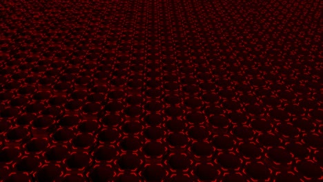 fondo hexagonal en bucle abstracto futurista en 4k