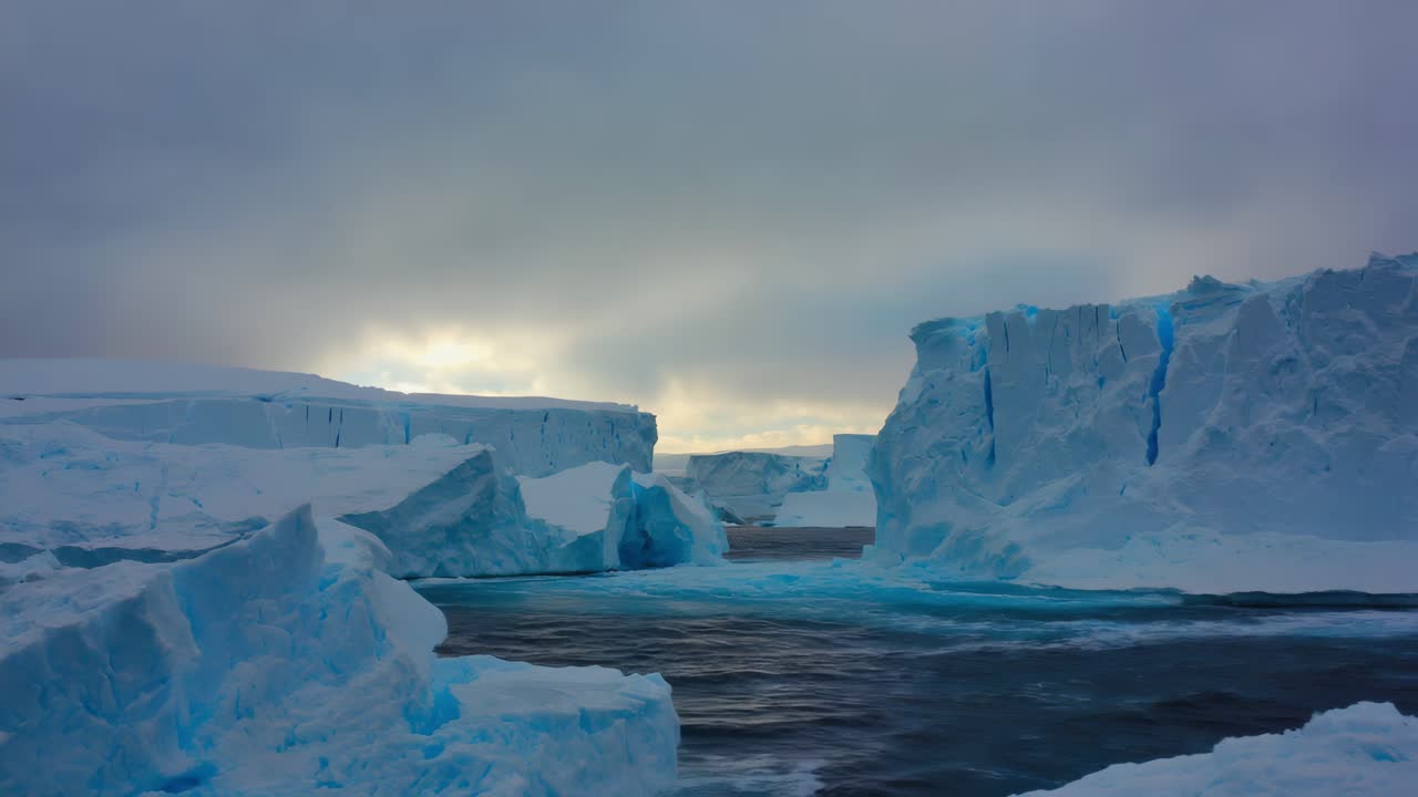 Antarctic Iceberg Landscape