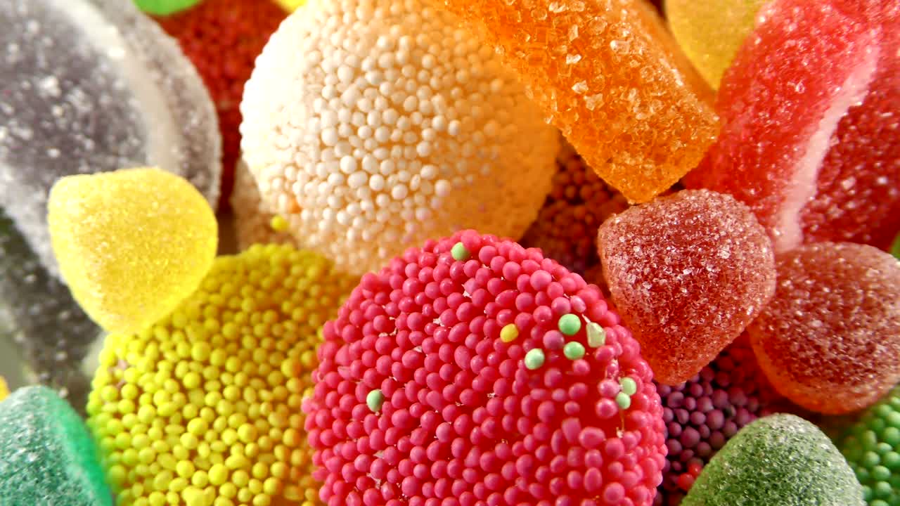 사탕, 달한 젤리, 롤리, 맛있는 설탕 디저트