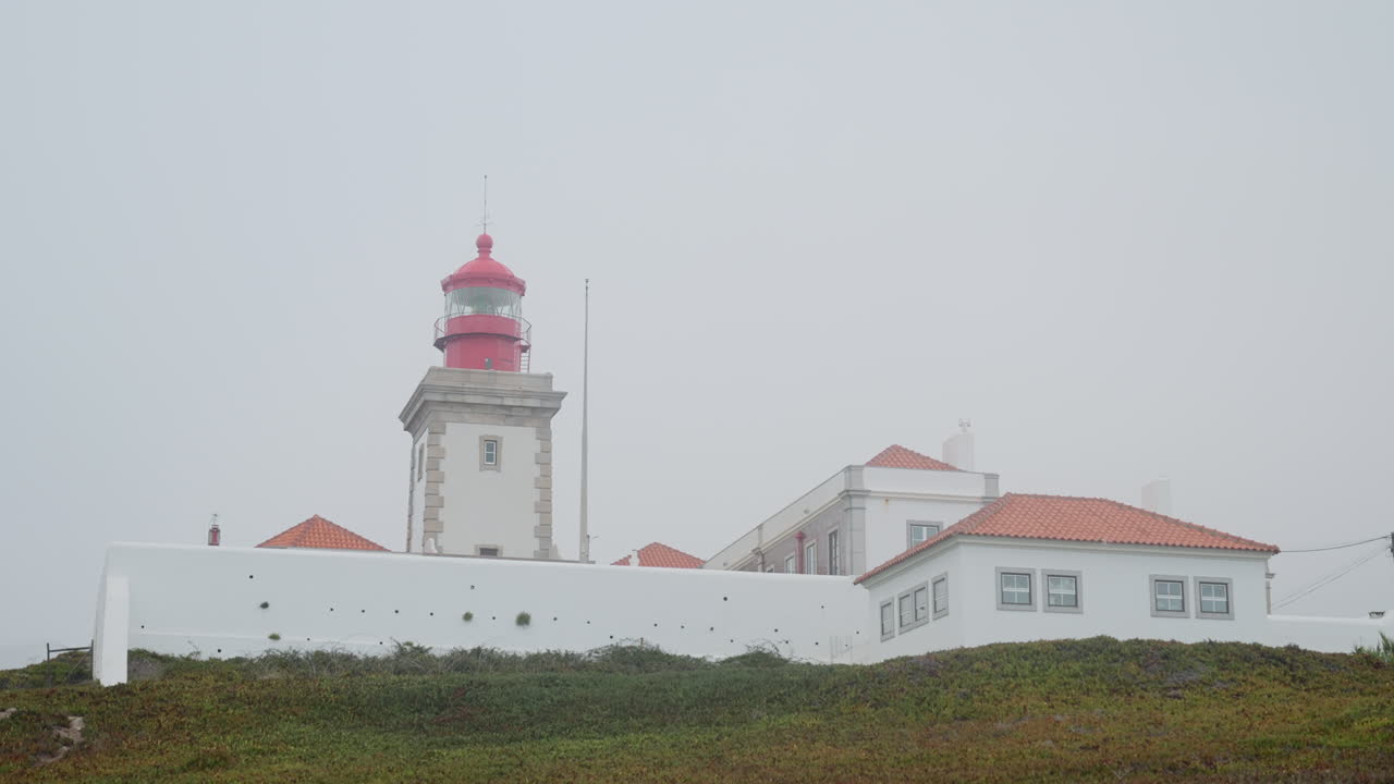 Foggy Coastal Lighthouse