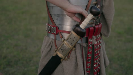 roman soldier in armor