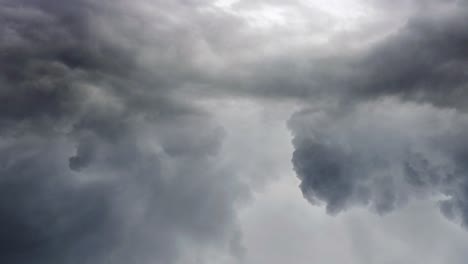 view of cumulonimbus clouds and thunderstorms