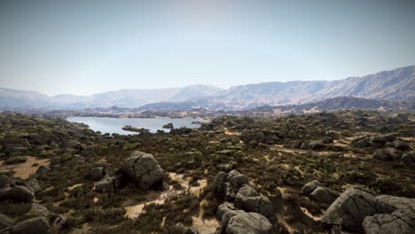 mountain lake landscape