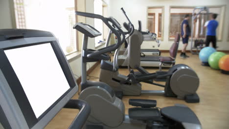 modern gym with sport equipment