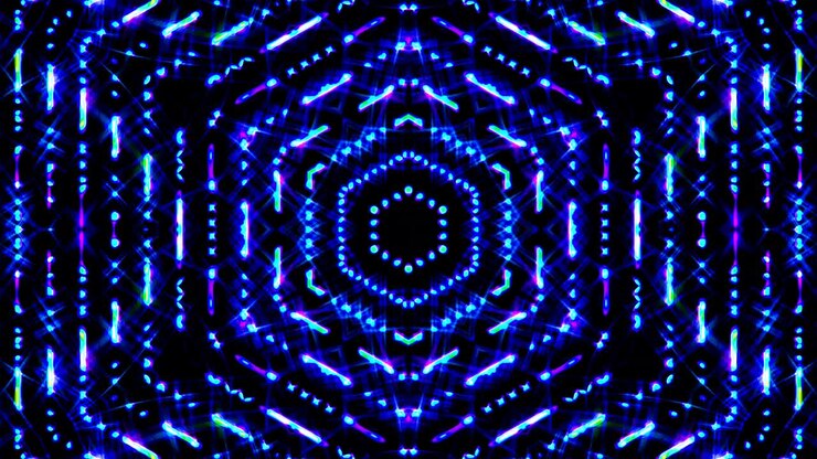 Abstract background 3D liquid lines in a multicolor
