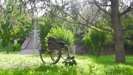 wheelchair used by people with physical disabilities.