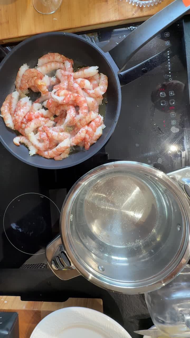 cocinar los camarones