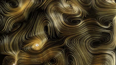 loop abstract gold round network background