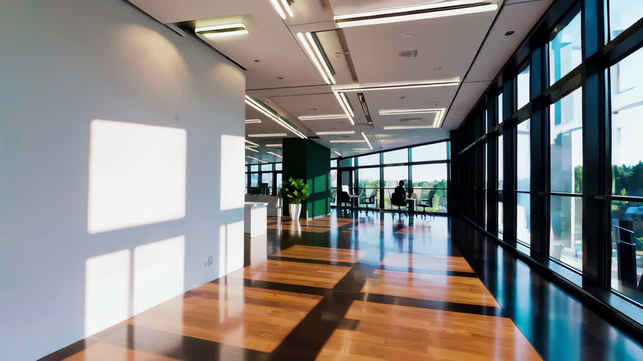 Modern Office Interior with Natural Light