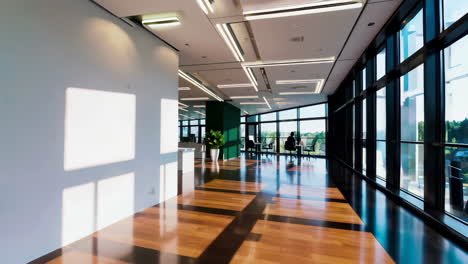 modern office interior with natural light