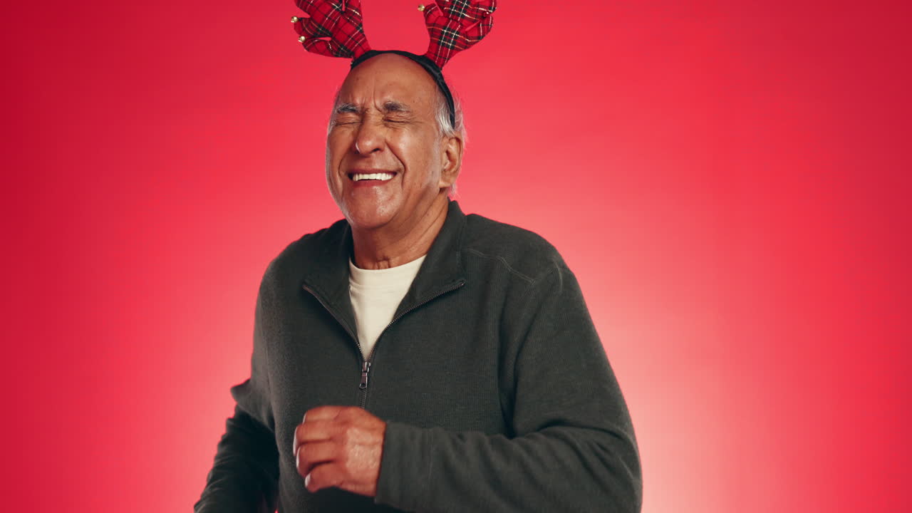 Man with Reindeer Antlers