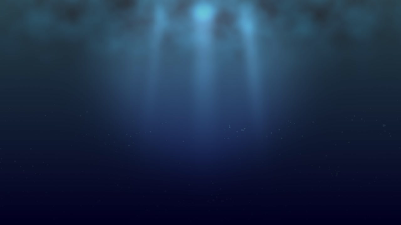 광선이 있는 변덕스러운 추상 진한 파란색 및 녹색 배경 애니메이션