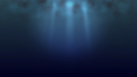 moody abstract dark blue and green background animation with light rays