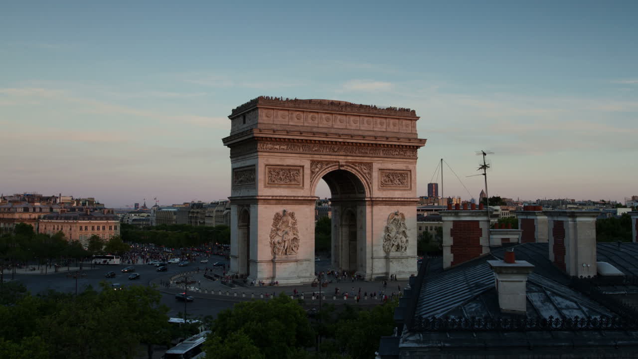 arco del triunfo atardecer 01