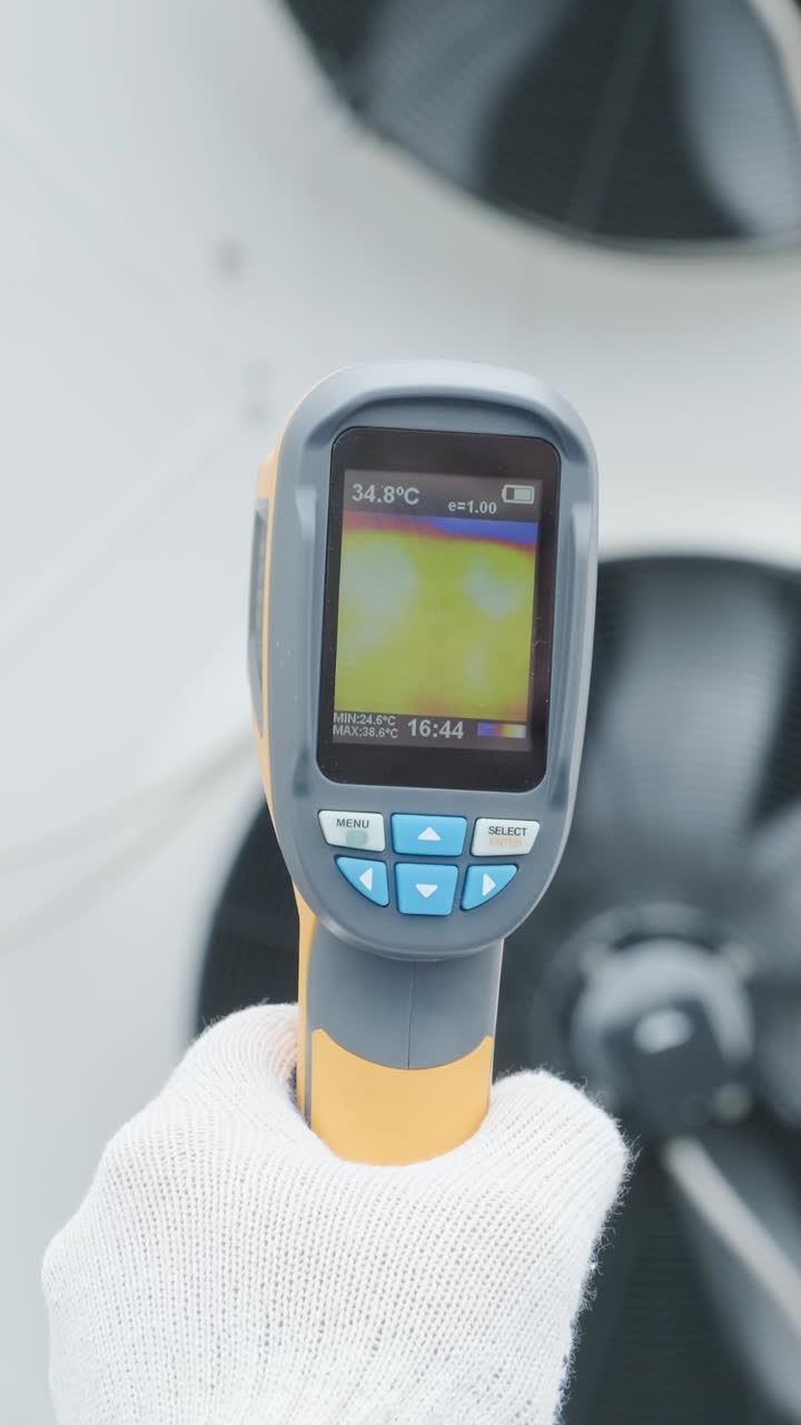 Termografia del sistema HVAC per manutenzione e ispezione