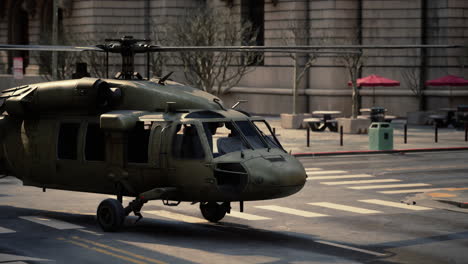 military helicopter in new york city