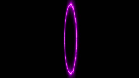 pink ring glowing electric animation motion graphics