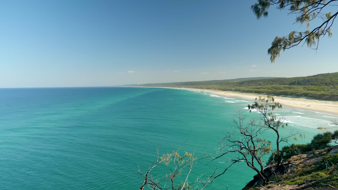 북쪽 stradbroke 섬 풍경, 관광 장소 퀸즐랜드 호주