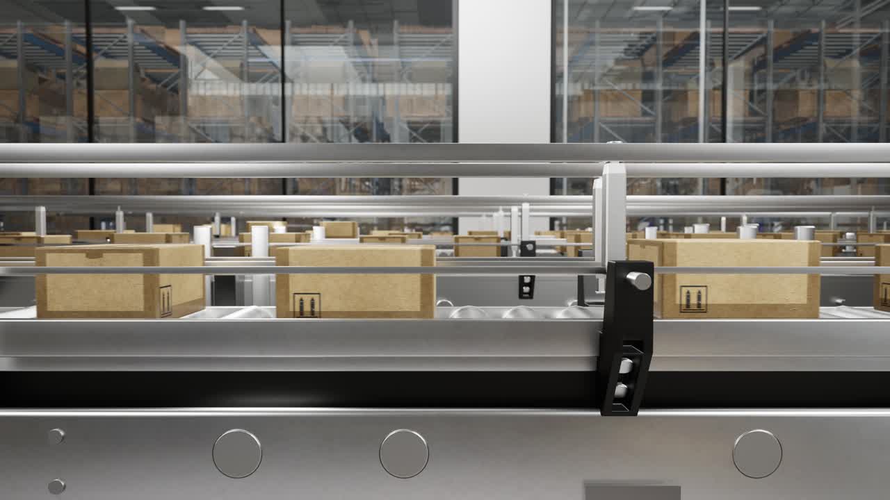 Automated Warehouse Conveyor System
