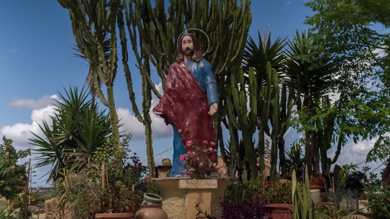 estatua de jesus 4k 00