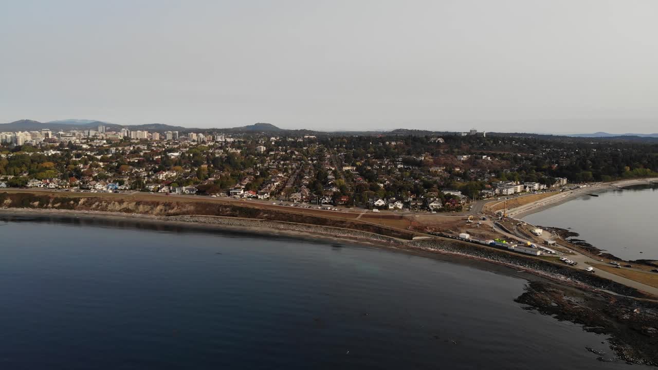 barrido derecho aéreo de drones de victoria canada