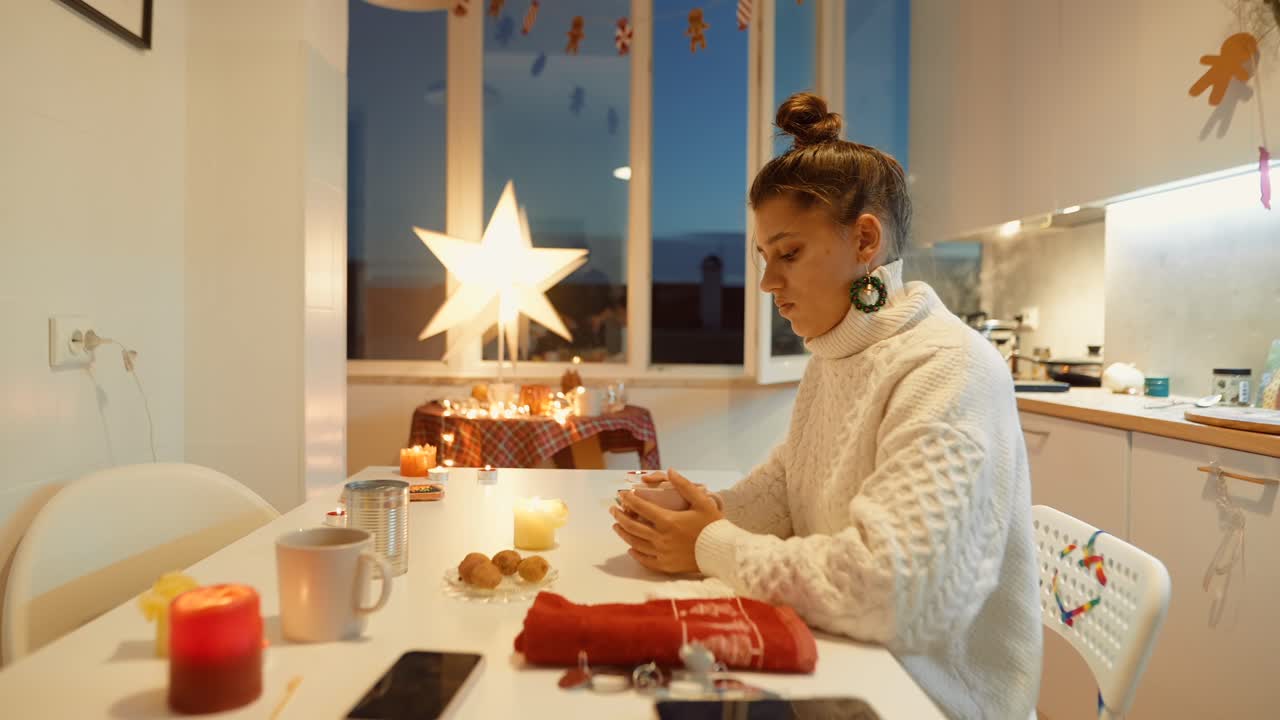 Cozy Christmas Eve at Home