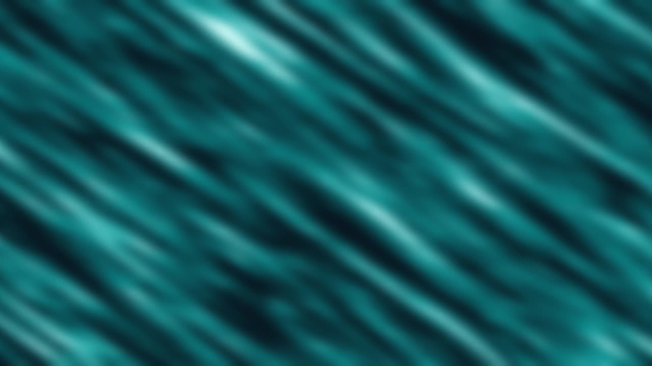 una animación generada por computadora de líneas verdes y azules onduladas que fluyen