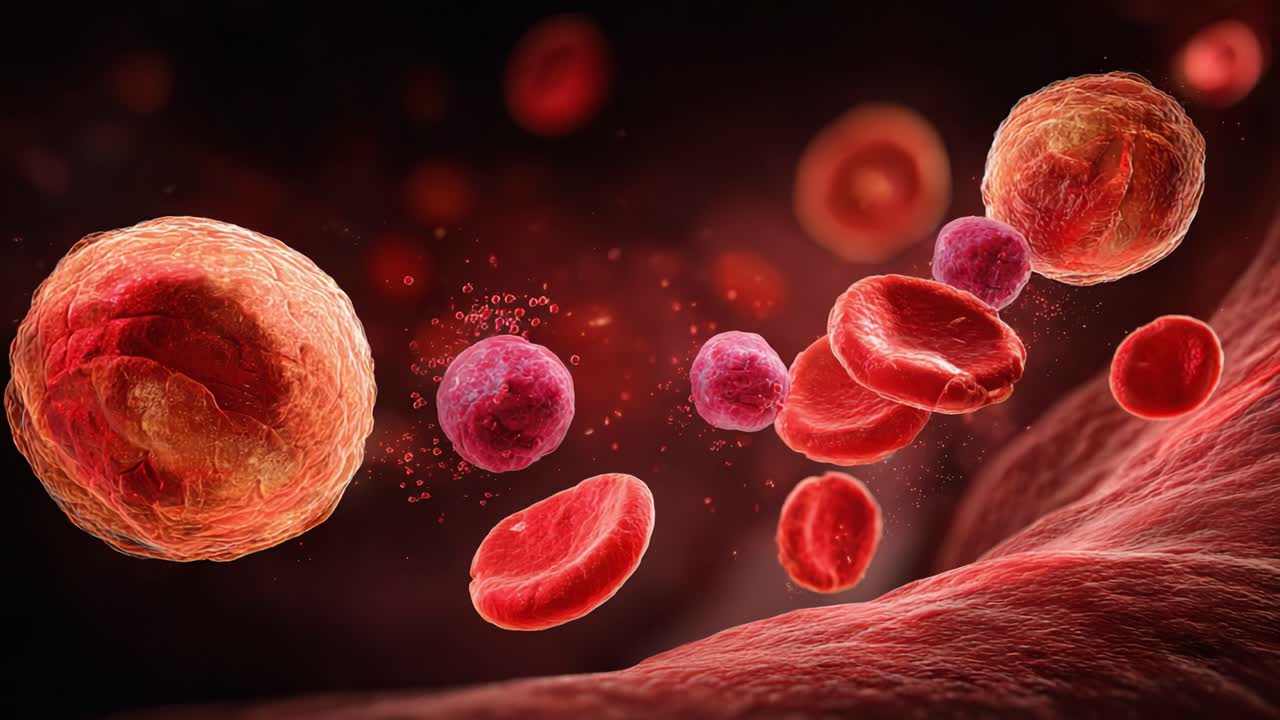 Dynamic Interaction of Blood Cells: A Detailed Visual Representation of the Healthy Functioning of Blood Components in a Microscopic Perspective