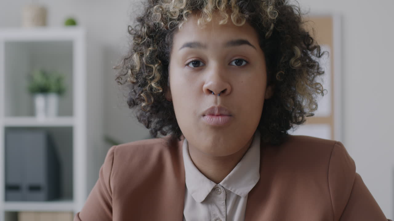 Young Woman in Business Setting