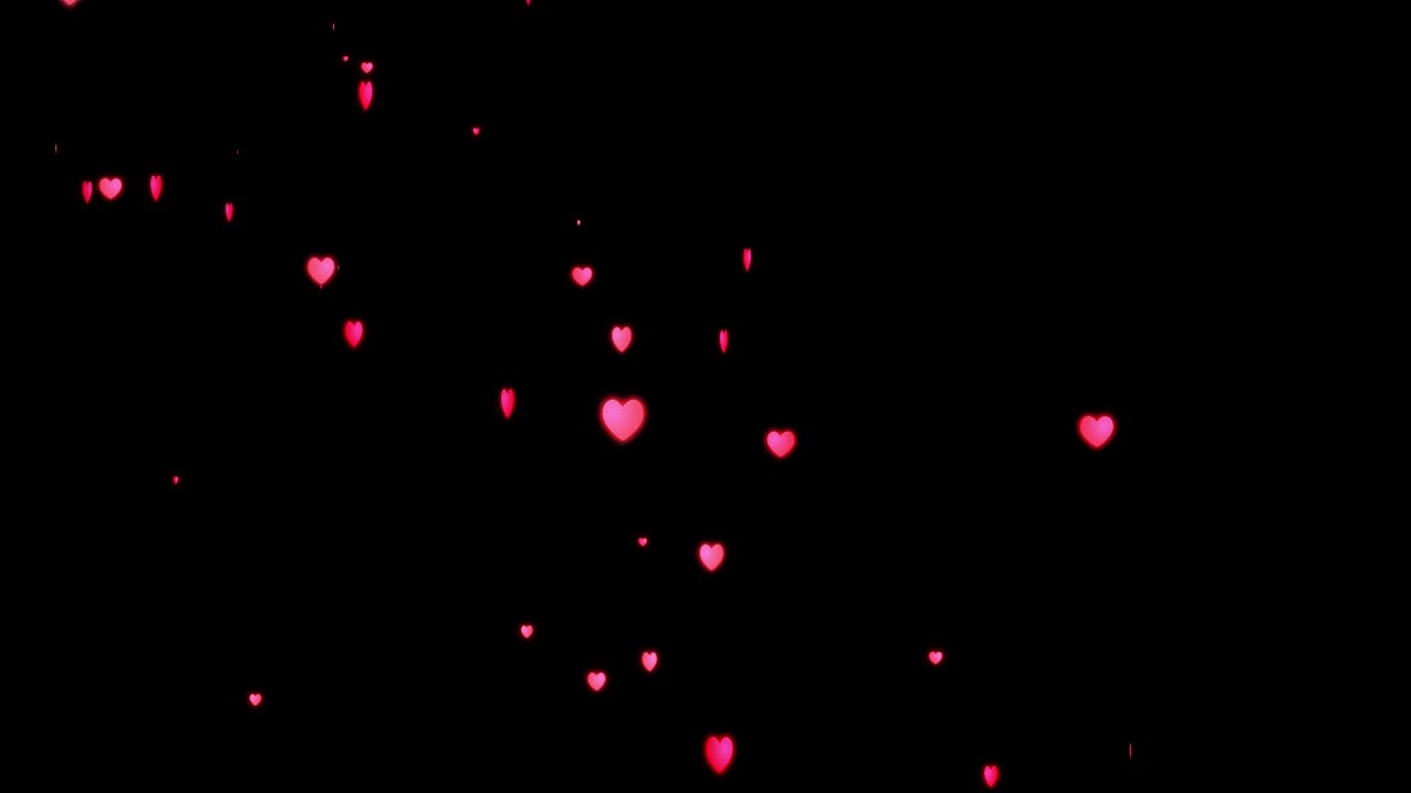 심장 마크 입자 애니메이션 모션 그래픽