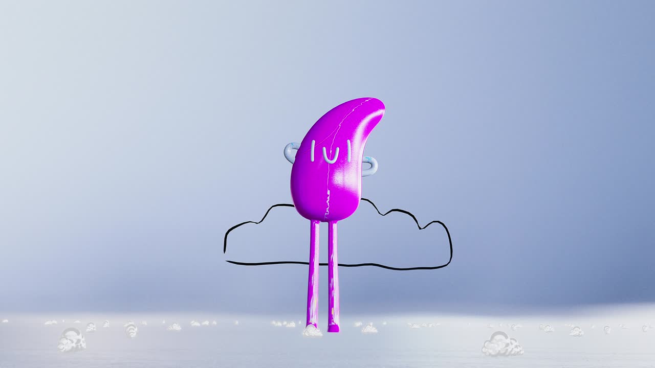 arte minimal 3d. objetos estilosos animados en el espacio de diseño geométrico. combinación de colores de moda, movimiento de bucle, video 4k.