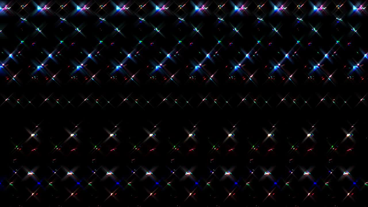 빛나는 밝은 선은 검은 바탕에 파동 움직임을 설정, 다채로운