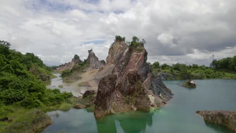 Beautiful-stone-quarry-in-the-middle-of-the-nature-in-Thailand