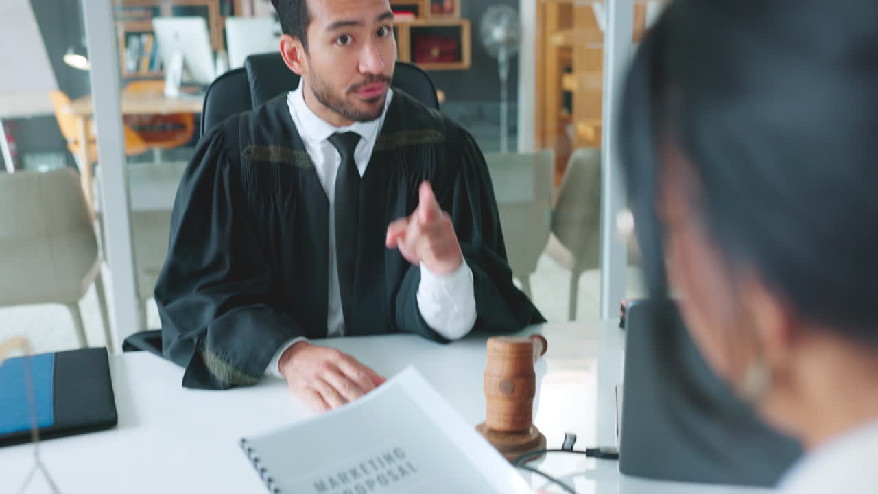 사무실, 문서 및 변호사 컨설팅 클라이언트