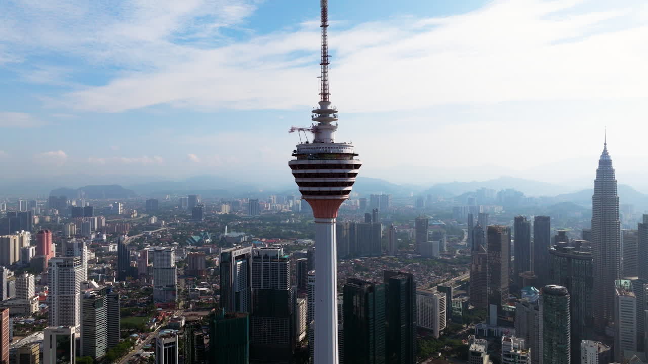 KL Tower On Sunny Day In Kuala Lumpur, Malaysia