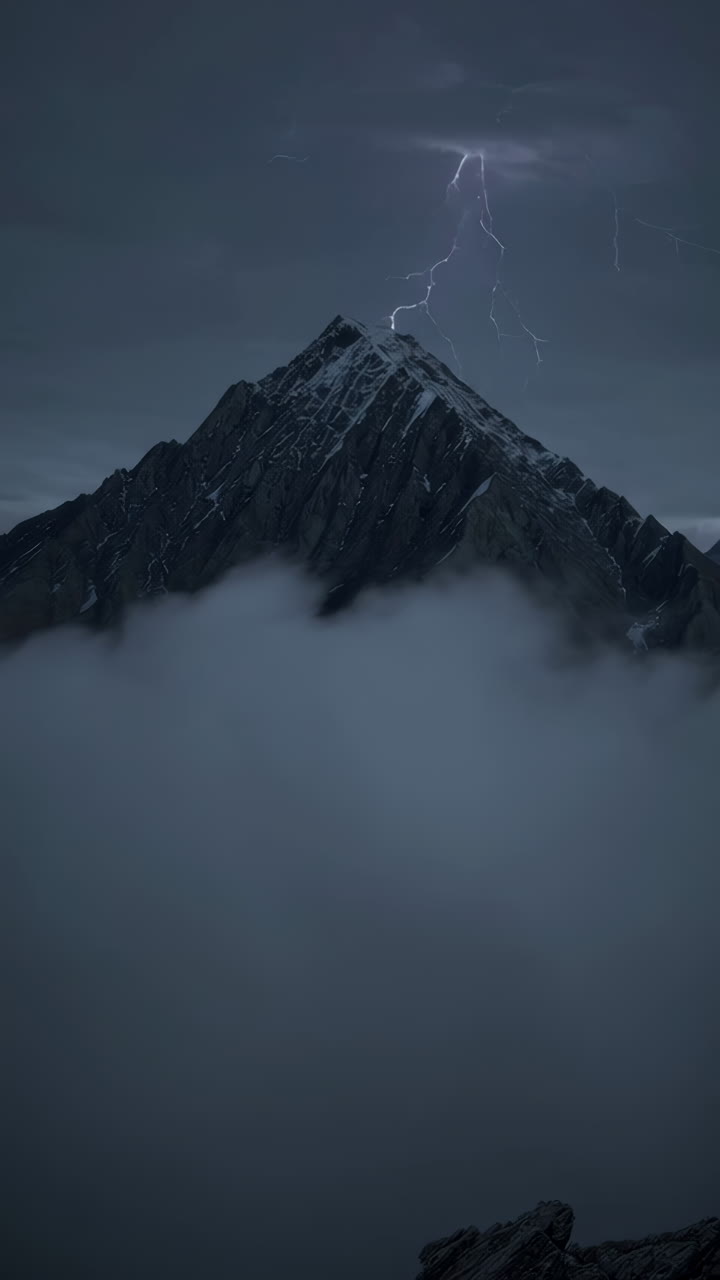 Stormy Mountain Peak