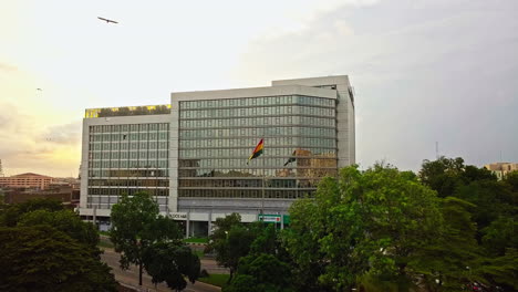 beautiful modern building in ghana