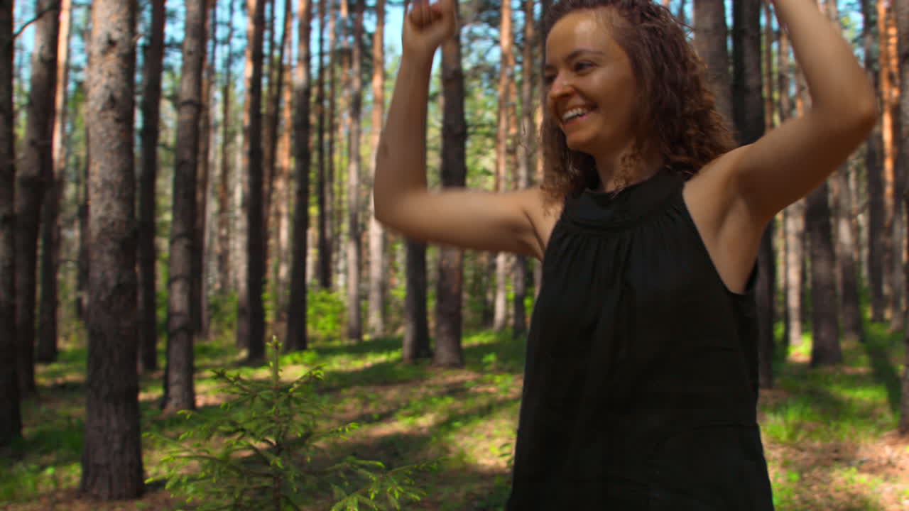 Happy Friends in a Forest