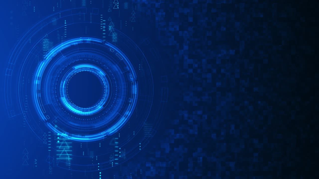 Technology background big data concept binary computer code animation ...