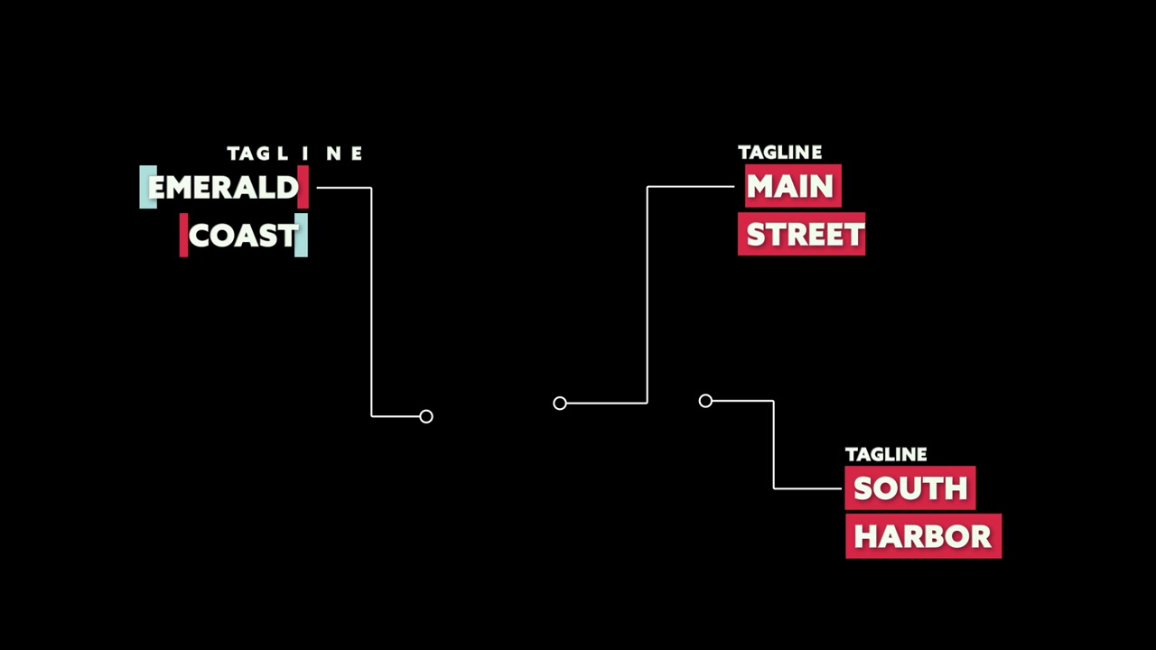 Animated Infographic Callout Titles with Minimalist Design