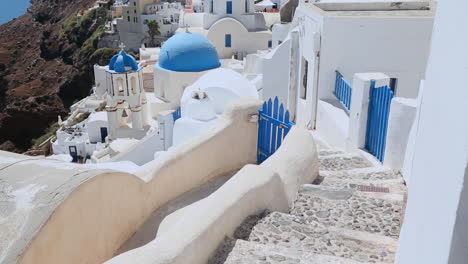 Tilt-up-to-a-Greek-Orthodox-church-on-the-Greek-island-of-Santorini-2